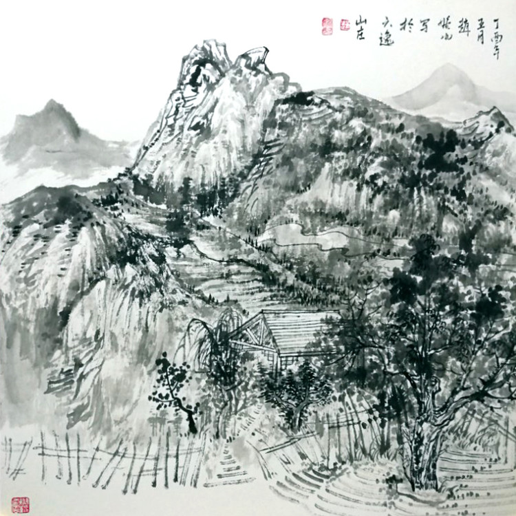 趙婉如徂徠山寫生作品 - 當代書畫名家 - 當代書畫名家