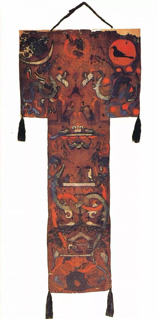 ▲ 《長(zhǎng)沙馬王堆一號(hào)漢墓帛畫(huà)》