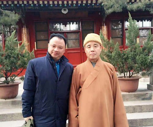 阮先鋒到廣濟寺拜訪中國佛教協(xié)會副會長釋演覺