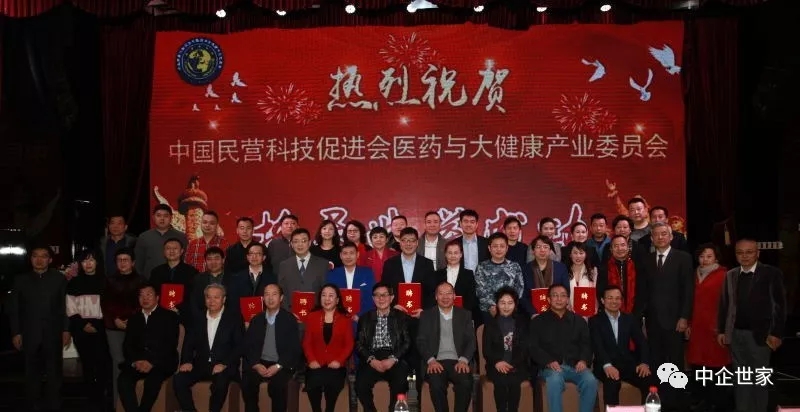 中國民營科技促進會醫(yī)藥與大健康產(chǎn)業(yè)委員會圓滿換屆，王建華當選會長