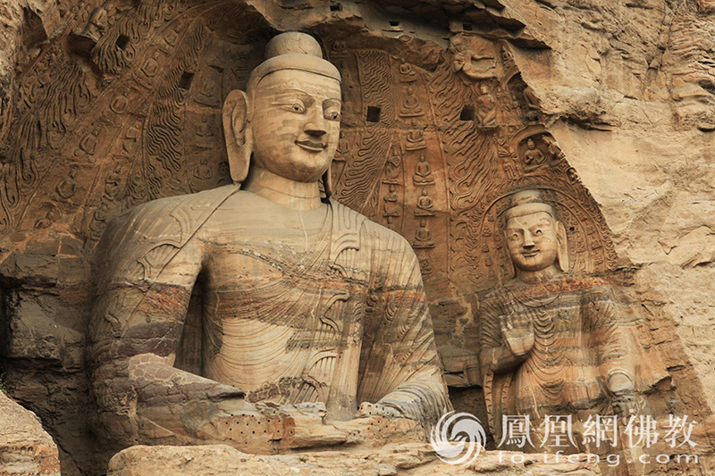 他是云岡石窟的標志 常常出現(xiàn)在畫冊中