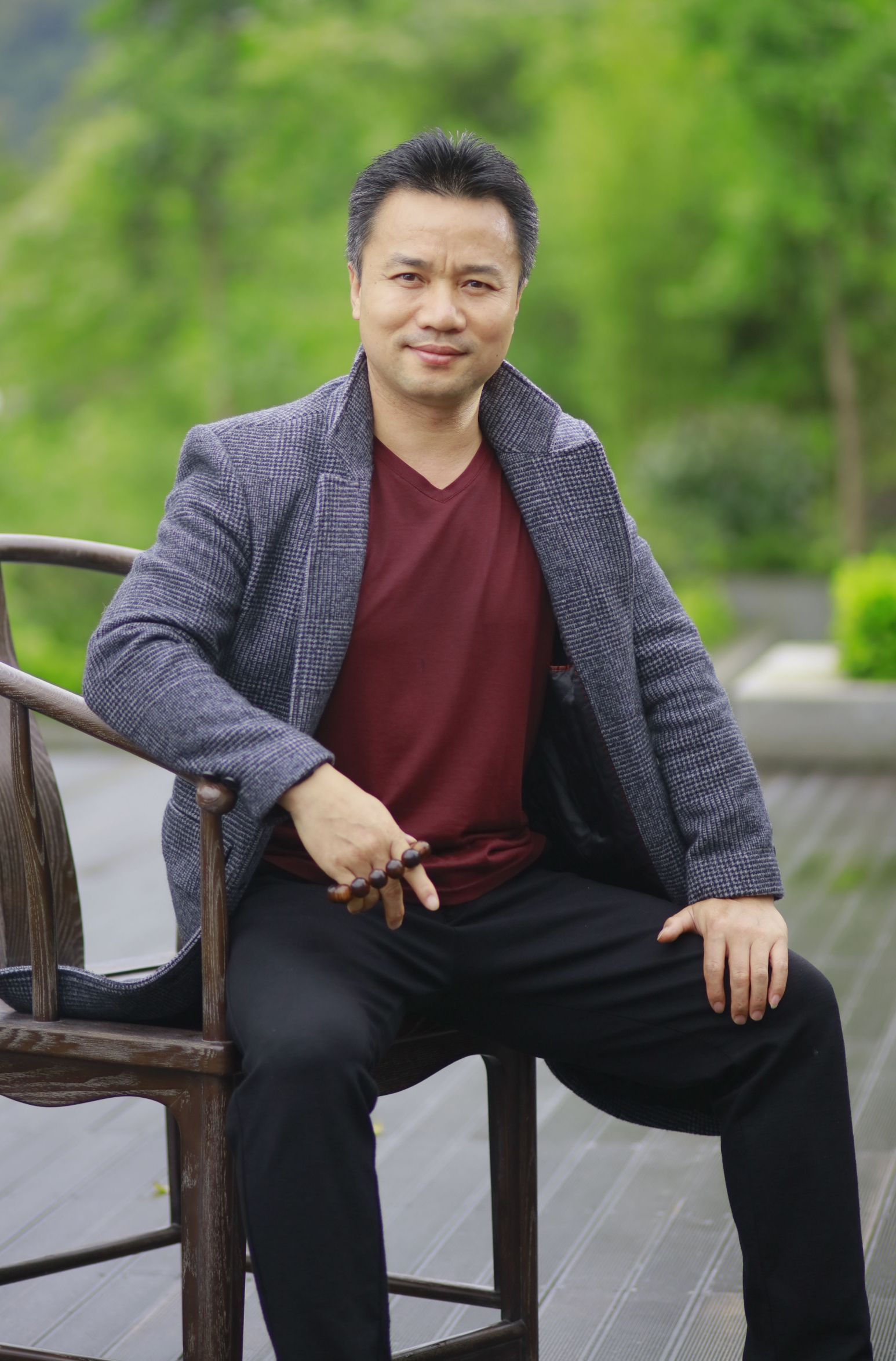 《百年夢(mèng)參》90<em></em>x150cm 水墨厚彩境畫.JPG