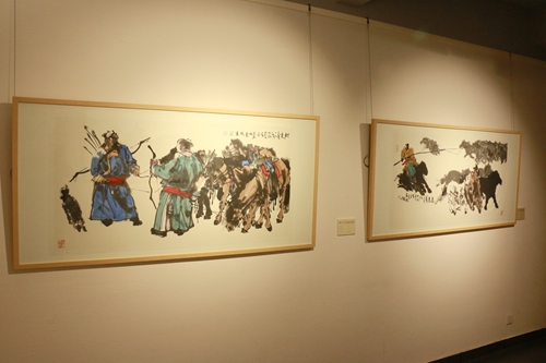 助力冬奧：河北省美術(shù)家協(xié)會(huì)主席團(tuán)中國(guó)畫(huà)名家邀請(qǐng)展開(kāi)幕