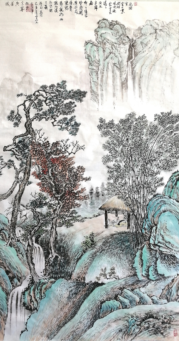 青年人物國(guó)畫(huà)畫(huà)家---于學(xué)平