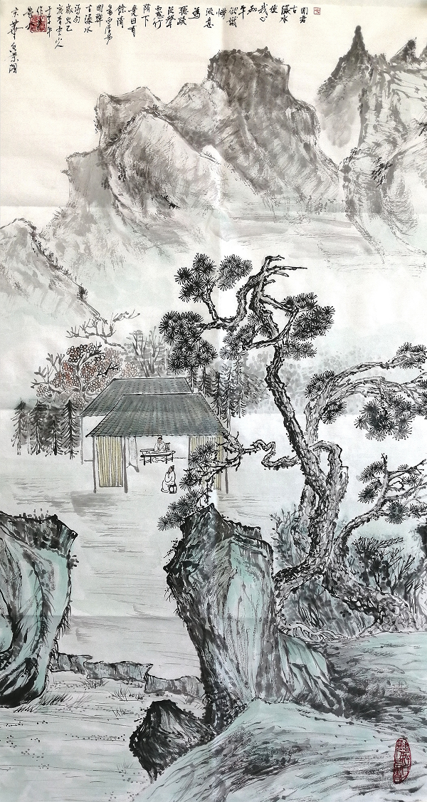 青年人物國(guó)畫(huà)畫(huà)家---于學(xué)平