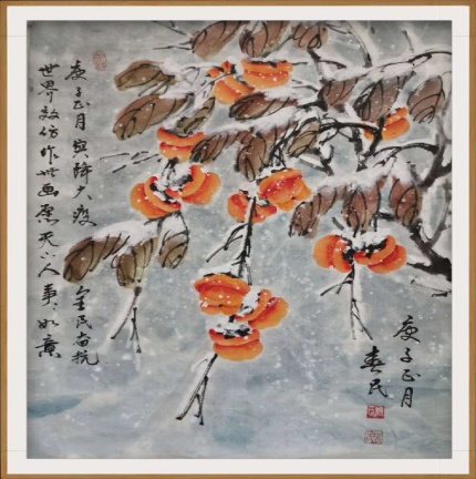 著名書(shū)畫(huà)家周春民為抗擊新冠肺炎疫情創(chuàng)作畫(huà)作,、義拍捐款