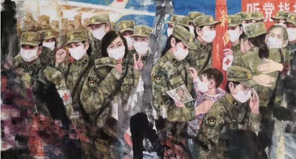 當(dāng)祖國(guó)需要我們的時(shí)刻——著名畫家何雨春先生抗擊疫情系列美術(shù)作品欣賞