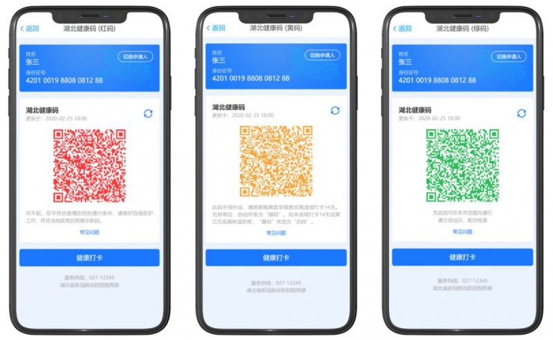 有湖北健康碼就證明沒被感染,？存在防控漏洞