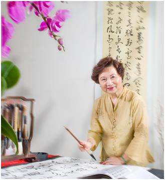 臺(tái)灣著名書畫家楊靜江,國學(xué)文化傳承人