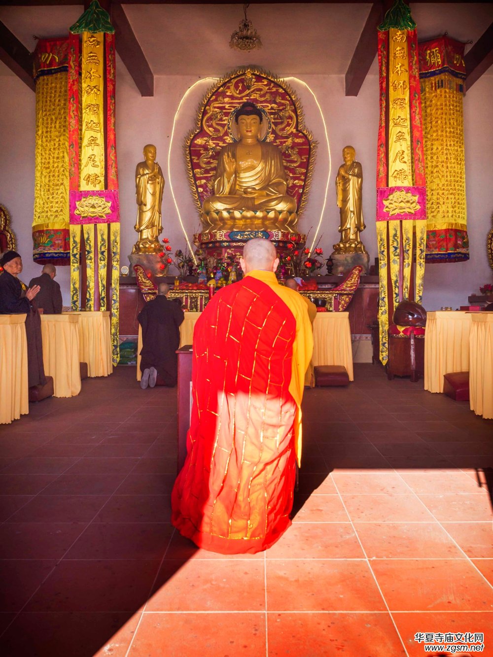 江西于都普照寺新任主持開修法師晉院暨消災(zāi)法會(huì)進(jìn)行中