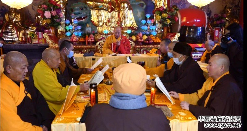 釋印來法師三周年紀(jì)念法會在河南魯山文殊寺舉辦