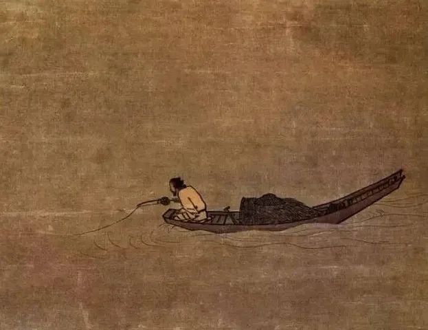宋代馬遠(yuǎn)（1140-1225）,，《寒江獨(dú)釣圖》,。