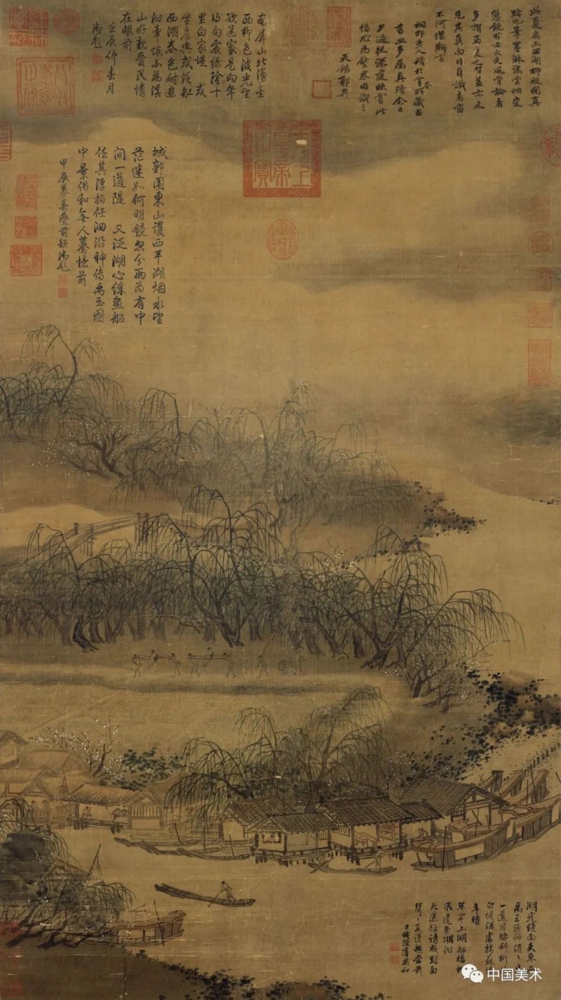 宋代畫(huà)家“夏半邊”夏圭山水畫(huà)解析