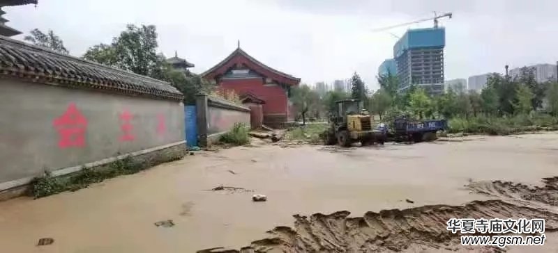 暴雨下的滎陽洞林寺受災(zāi)實(shí)況,，千年古剎災(zāi)后修建迫在眉睫