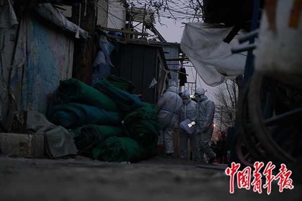 疫情下的北京石各莊村：只進(jìn)不出 多為外賣(mài)騎手等外來(lái)務(wù)工者居住