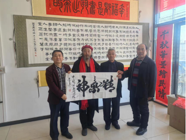 祝興仁、柴占濤鄉(xiāng)村振興書法作品展在津東二營鎮(zhèn)舉辦