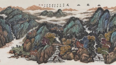 山水從心生,，詩意塑性情——淺談嚴(yán)維佳的山水畫