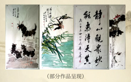北京烏蘭察布企業(yè)商會蒙戈書畫藝術(shù)社舉行“八一”書畫交流活動(dòng)