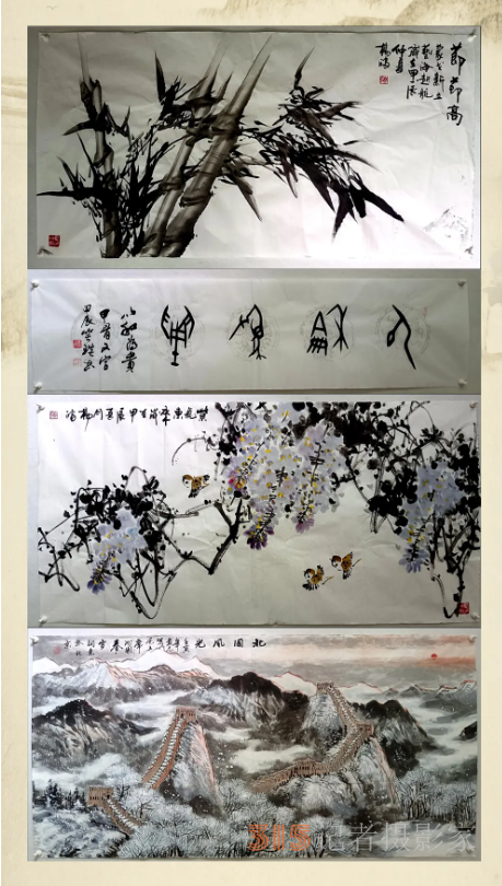 北京烏蘭察布企業(yè)商會蒙戈書畫藝術(shù)社舉行“八一”書畫交流活動(dòng)