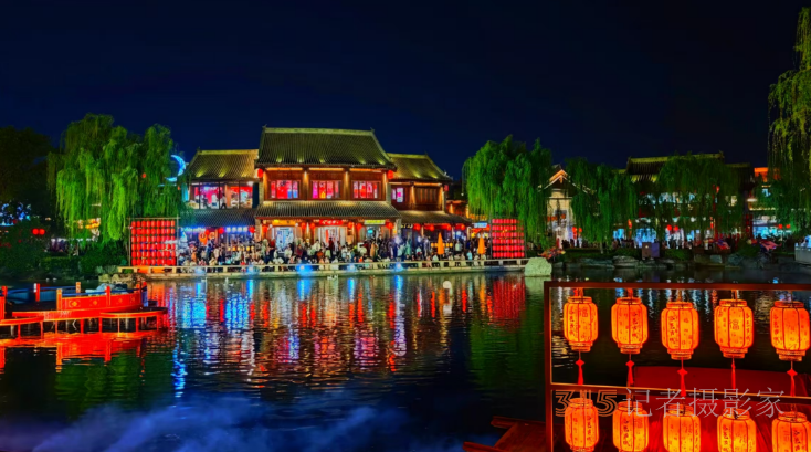 洛邑古城夜未央，漢服華彩映華光