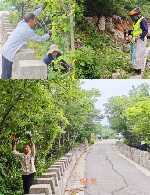 黑山景區(qū)除雜清障,，守護夏日安全清爽